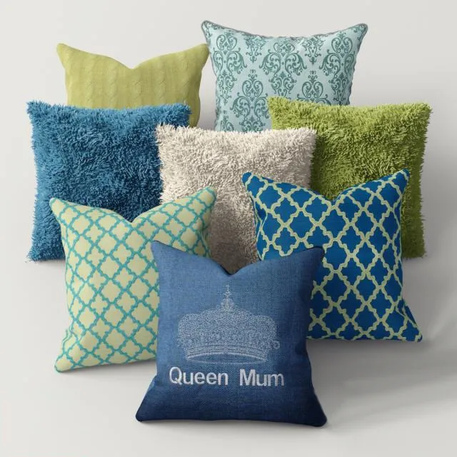 decoration – Cushions 3D Model decoration – Cushions 3D Model