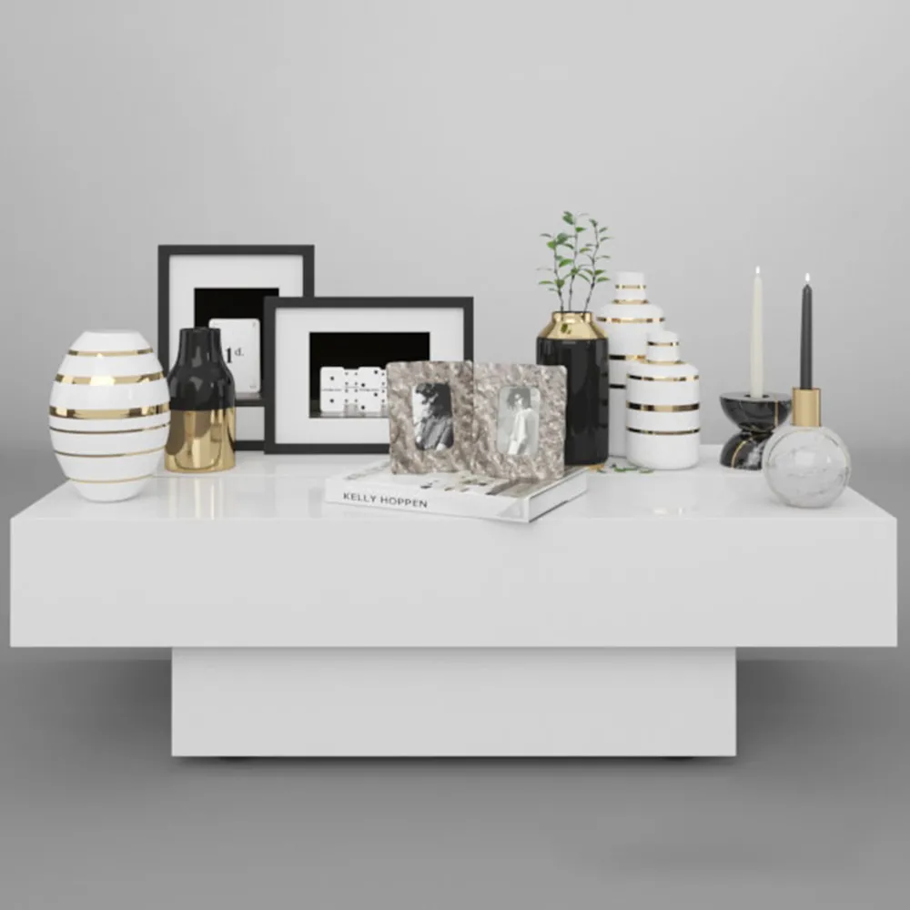 decoration – Картинки вазы и подсвечники со свечами 3D Model