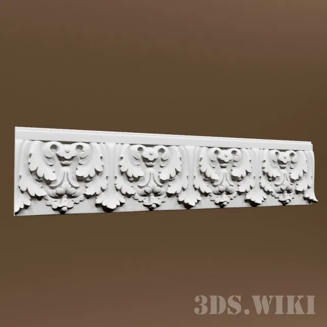 decoration – Лепнина панель 3D Model decoration – Лепнина панель 3D Model