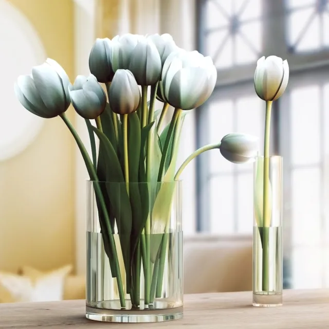 decoration – Тюльпаны 3 в 1 3D Model decoration – Тюльпаны 3 в 1 3D Model