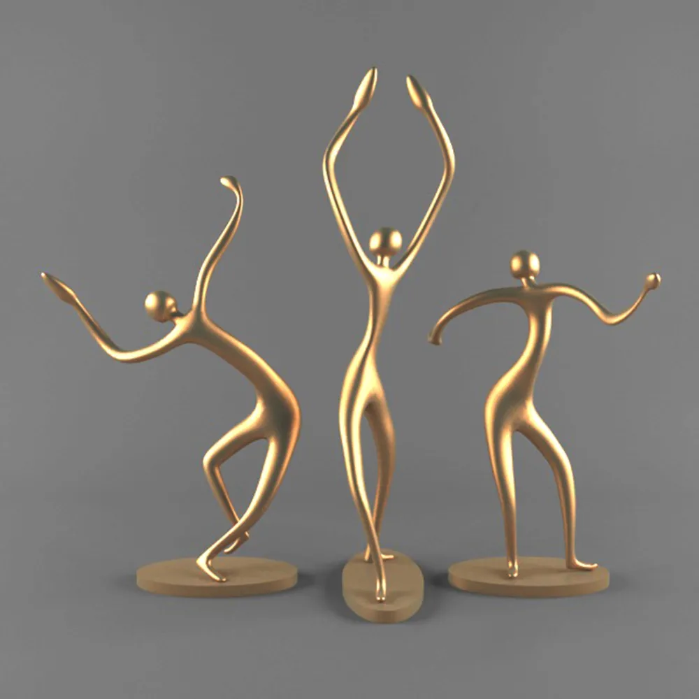 decoration – Dancing figurines 3D Model