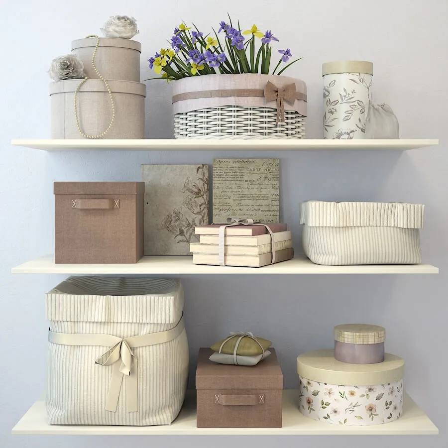 decoration – Decor beige color 3D Model