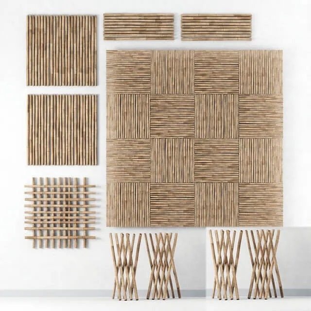 decoration – Decor of bamboo 3D Model