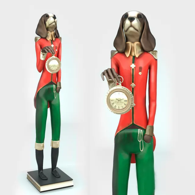 decoration – Decor of dog 1 3D Model decoration – Decor of dog 1 3D Model