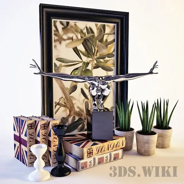 decoration – Decor set 3D Model