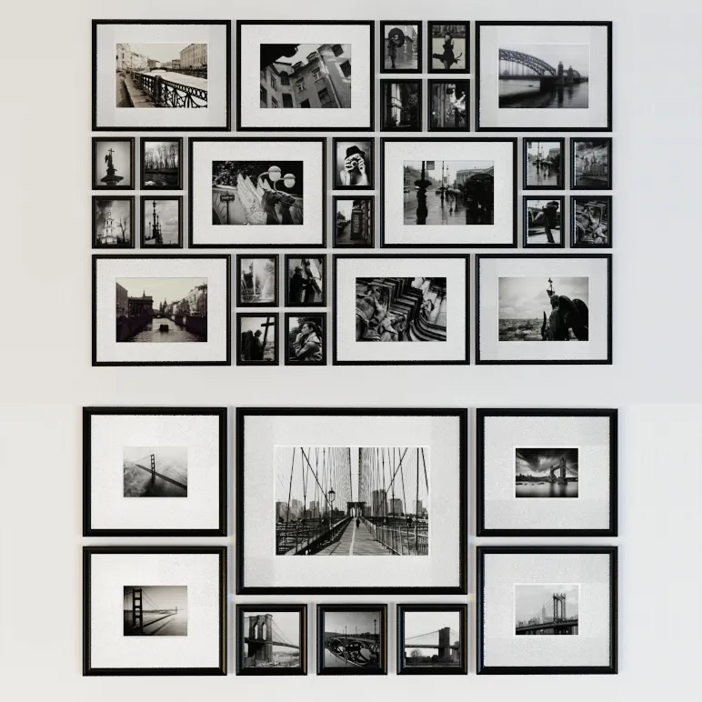 decoration – Decor set of pictures 5 3D Model