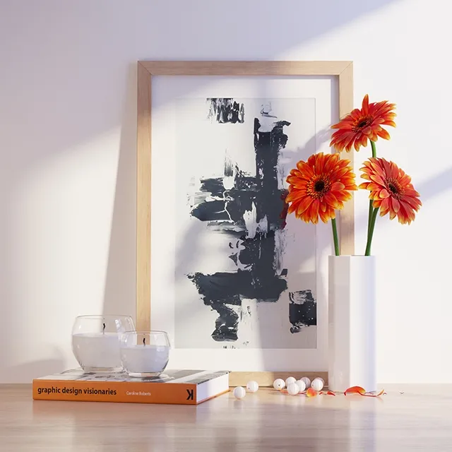 decoration – Decor Set ORANGE 3D Model