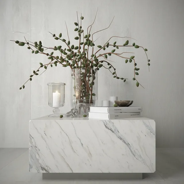 decoration – Decor with branches 3D Model