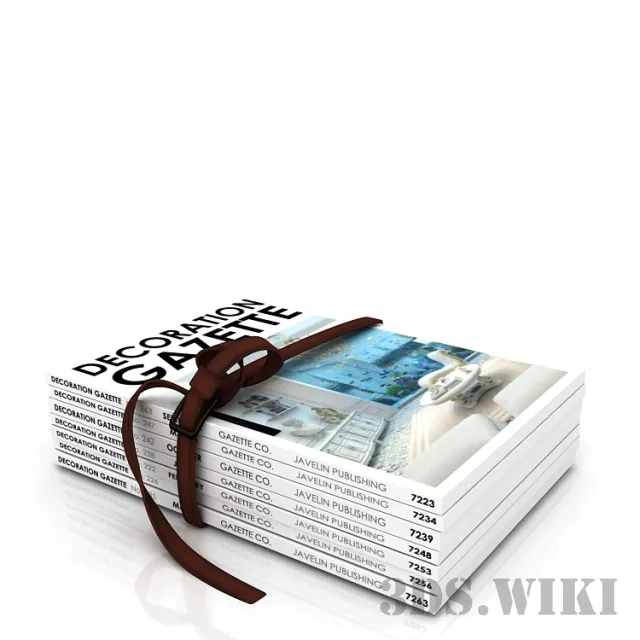 decoration – Decoration Magazine Set 3D Model decoration – Decoration Magazine Set 3D Model