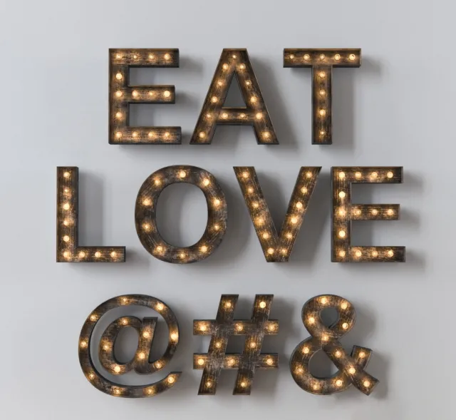 decoration – Decorative letter Restoration Hardware 3D Model