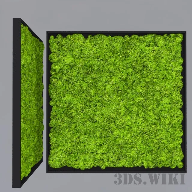 decoration – Decorative moss for interior 3D Model