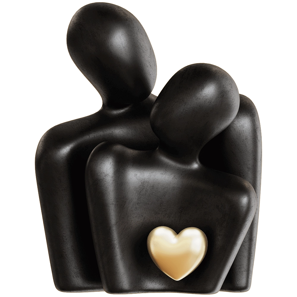 decoration – Decorative object Loving couple 3D Model