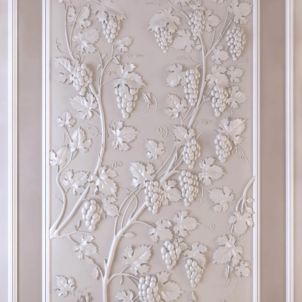 decoration – Decorative  panel the grapes 3D Model