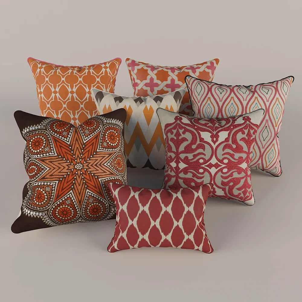 decoration – Decorative pillows 3 3D Model decoration – Decorative pillows 3 3D Model