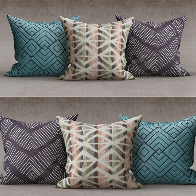 decoration – Decorative pillows 3D Model decoration – Decorative pillows 3D Model