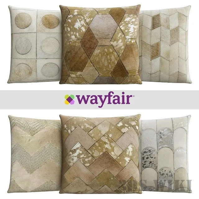 decoration – Decorative pillows from Wayfair Shop 2 3D Model decoration – Decorative pillows from Wayfair Shop 2 3D Model
