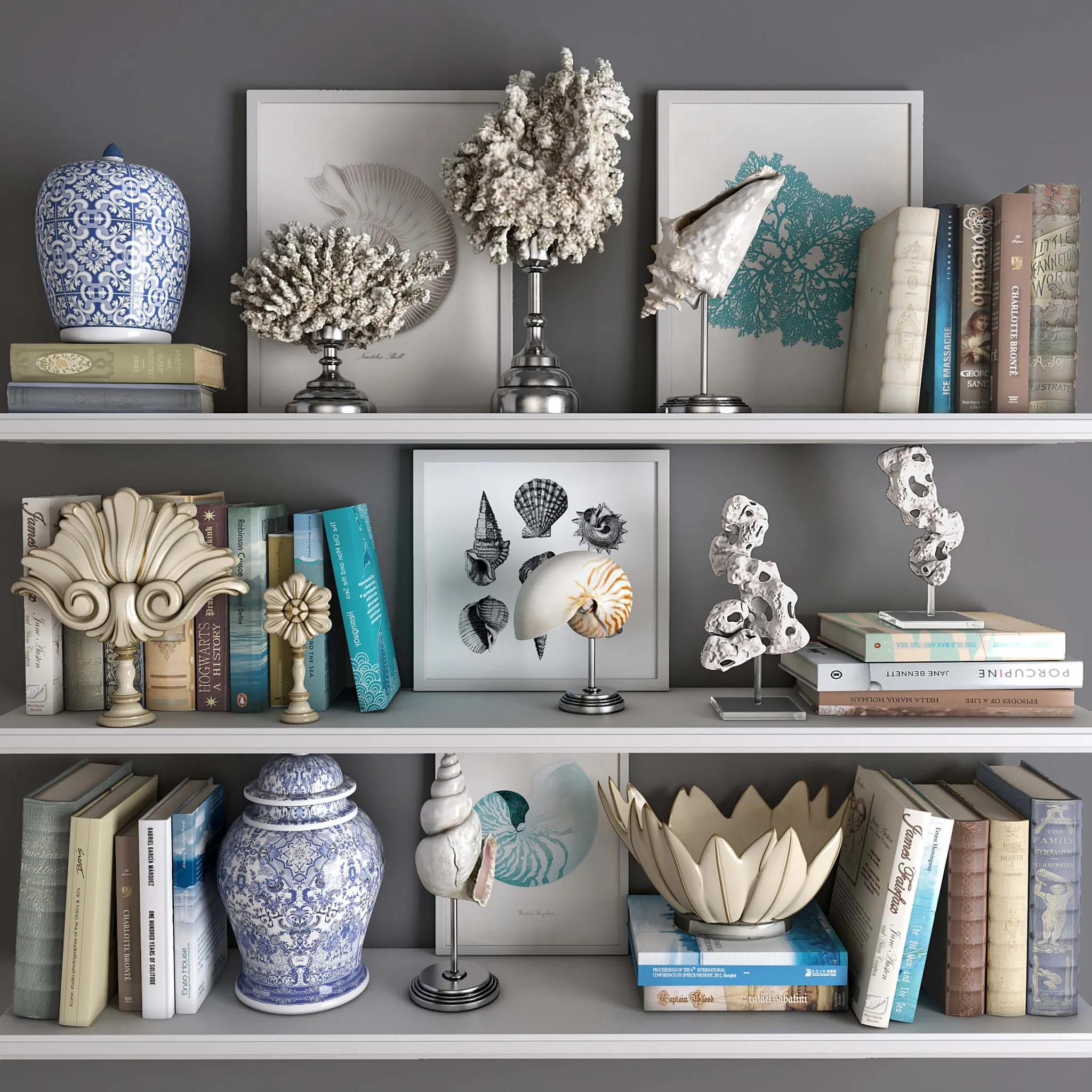 decoration – Decorative set 10 3D Model decoration – Decorative set 10 3D Model