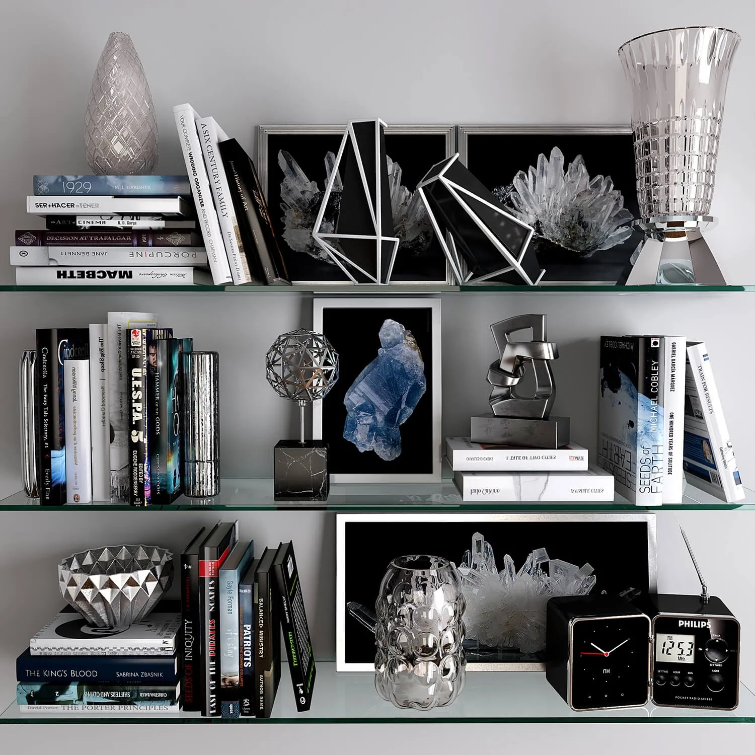 decoration – Decorative set 123 3D Model decoration – Decorative set 123 3D Model