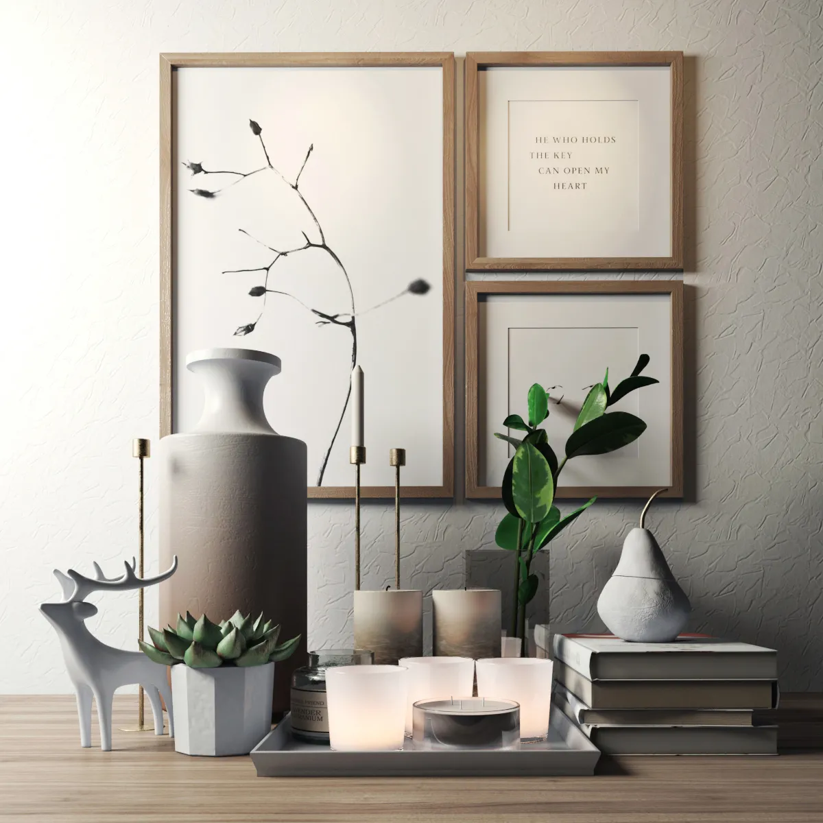 decoration – Decorative set 211 3D Model