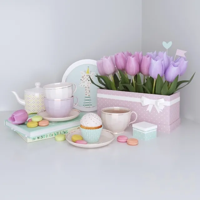 decoration – Decorative set 4 3D Model