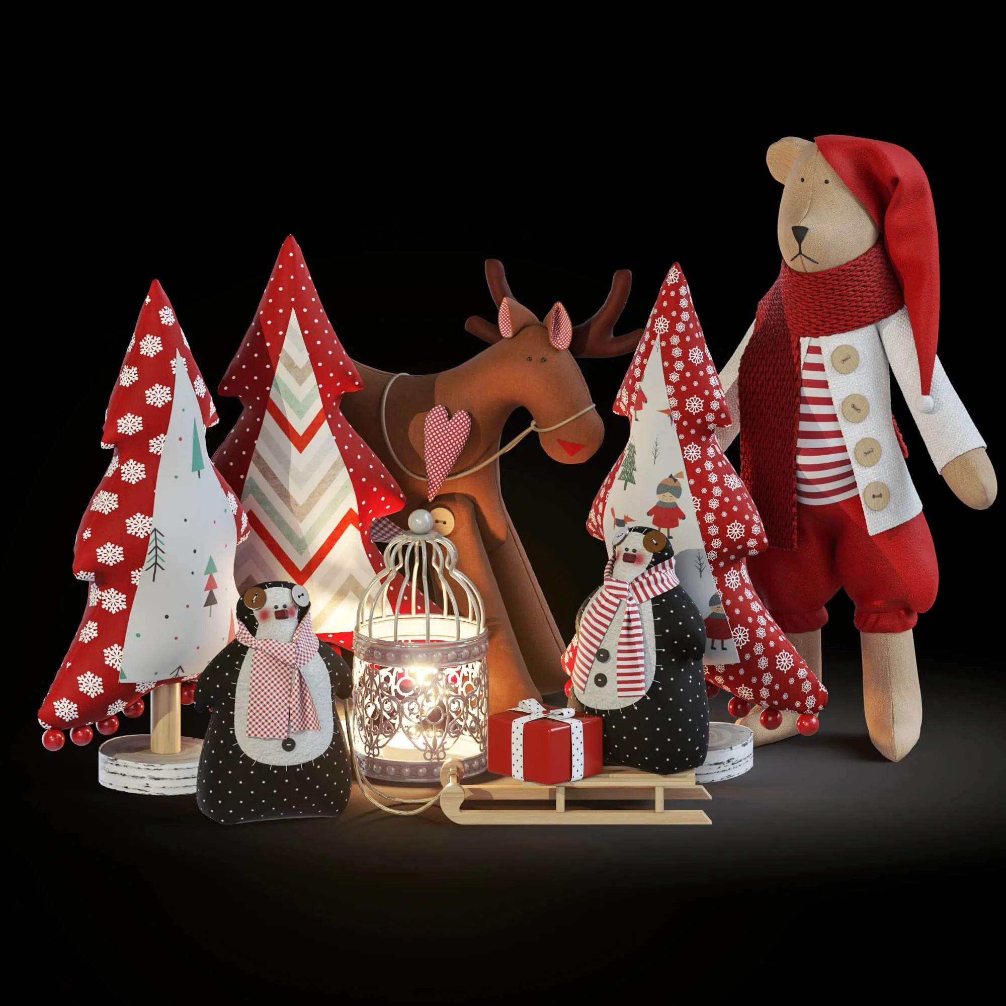 decoration – Decorative Set 402 3D Model