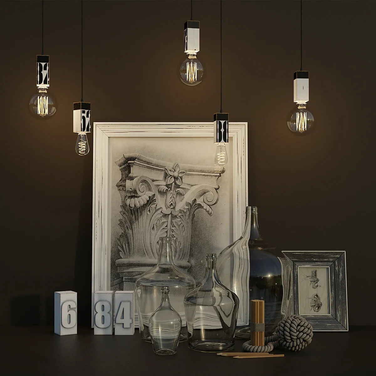 decoration – Decorative set   5656 3D Model