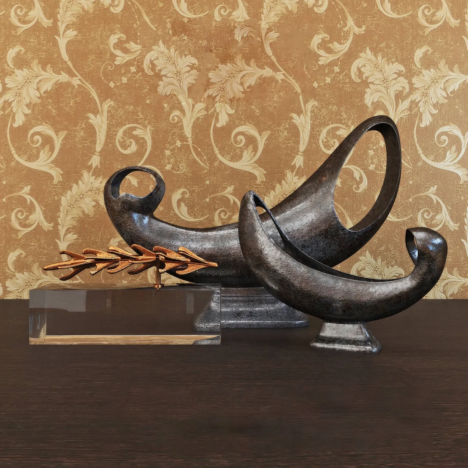 decoration – Decorative set Alcobaca Compote 3D Model