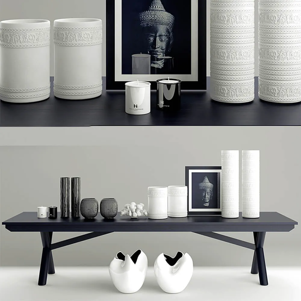 decoration – Decorative set by Kelly Hoppen 3D Model