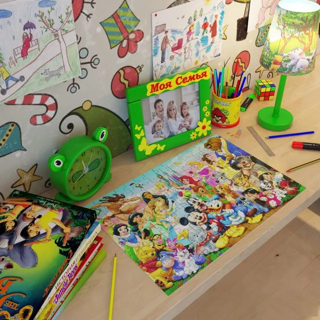 decoration – Decorative set for children 3D Model