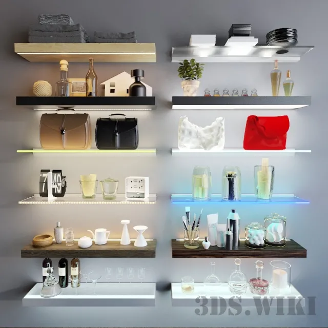 decoration – Decorative set for the interior 3D Model