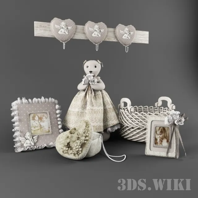 decoration – Decorative set for the nursery 3D Model