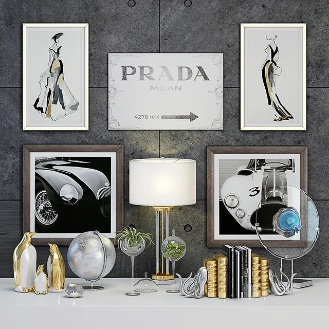 decoration – Decorative set from Z Gallerie 3D Model