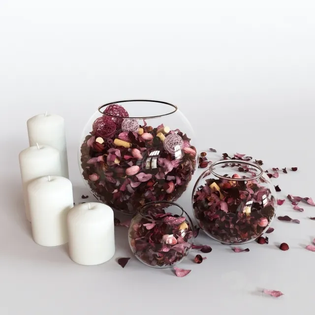 decoration – Decorative set IKEA 03 3D Model