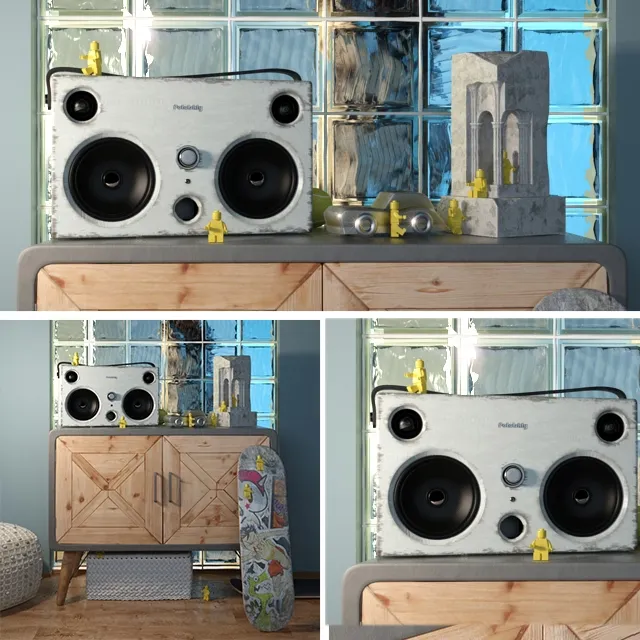 decoration – Decorative set in the style of Loft (Kare) 3D Model