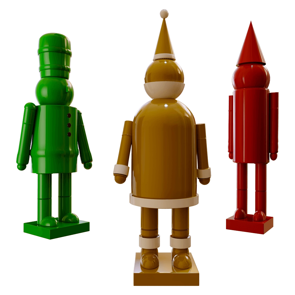 decoration – Decorative set Nutcracker 3D Model decoration – Decorative set Nutcracker 3D Model