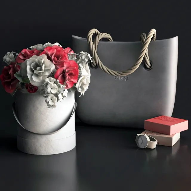 decoration – Decorative set O Bag 3D Model