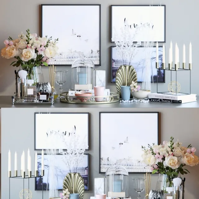 decoration – Decorative set of 317 3D Model