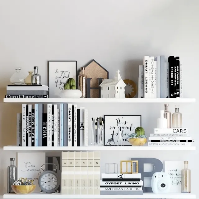 decoration – Decorative set of books 3D Model