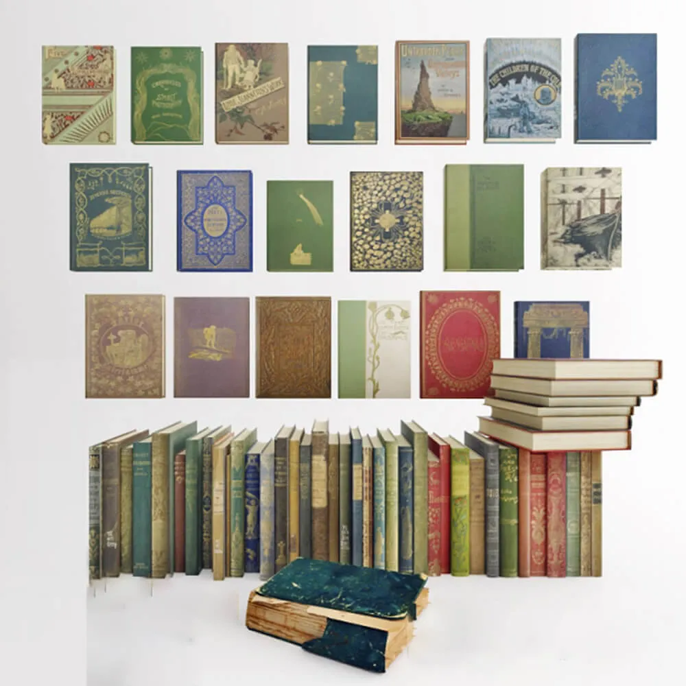 decoration – Decorative set of old books 3D Model decoration – Decorative set of old books 3D Model