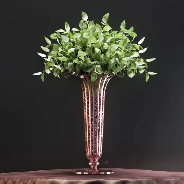 decoration – Decorative set with flowers 02 3D Model decoration – Decorative set with flowers 02 3D Model