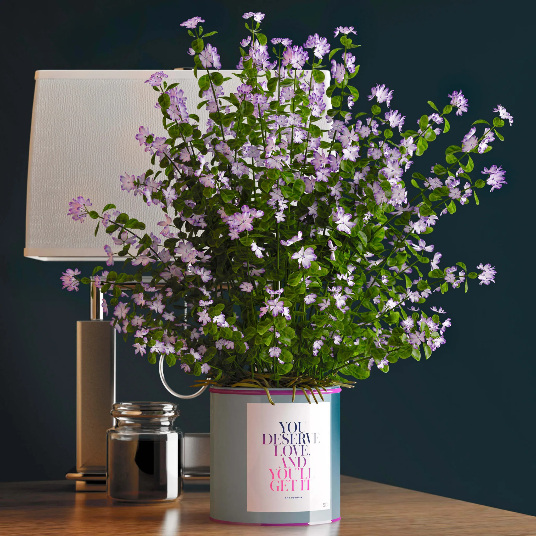 decoration – Decorative set with vase of flower 06 3D Model