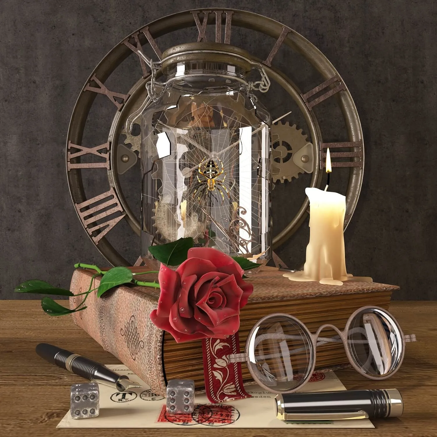 decoration – Decorative set_02 8 3D Model