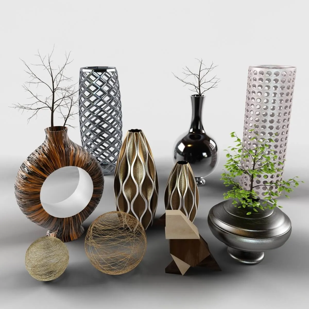 decoration – Decorative  vases 3D Model
