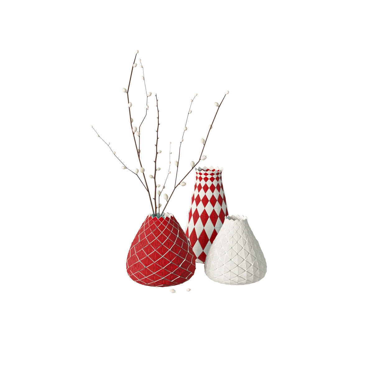 decoration – Decorative vases set 3D Model