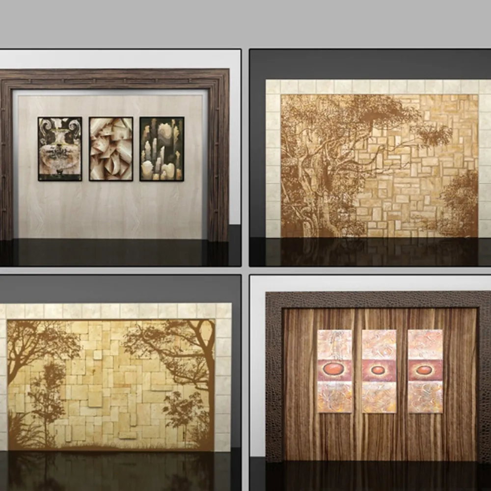 decoration – Decorative wall 3D Model decoration – Decorative wall 3D Model