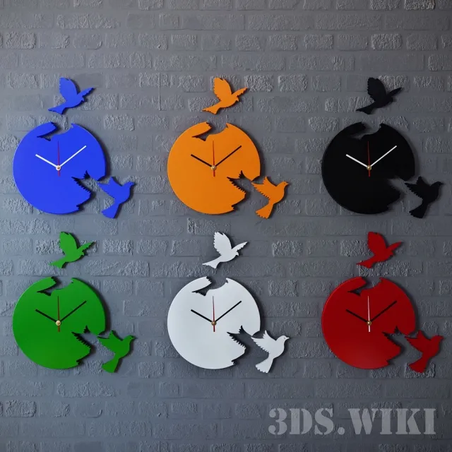 decoration – Decorative wall clock 3D Model decoration – Decorative wall clock 3D Model