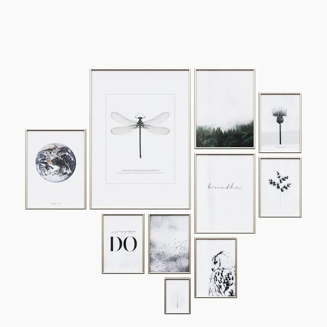 decoration – Desenio Breathe 3D Model