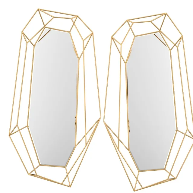 decoration – Diamond big mirror 3D Model