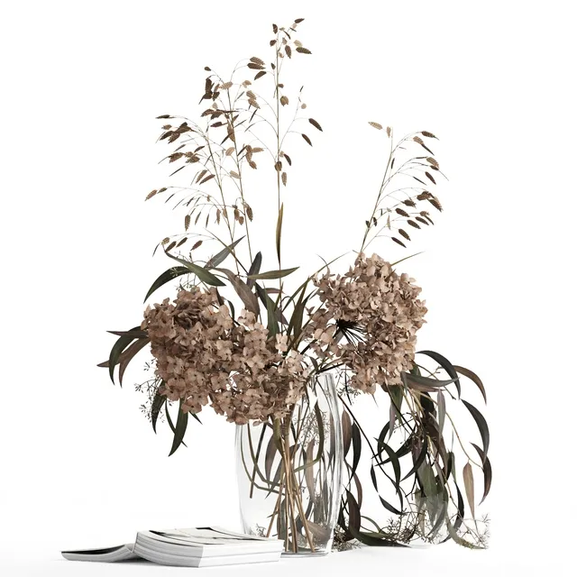 decoration – Dry bouquet 3D Model