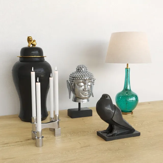 decoration – Eichholtz decor set 02 3D Model